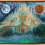 Bifrost and The Rainbow Bridge to Asgard Original Painting