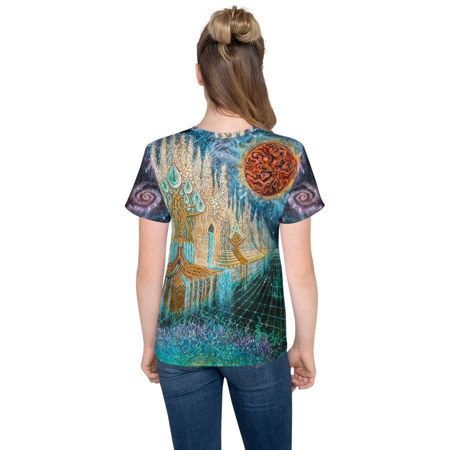 Bifrost and the Rainbow Bridge to Asgard Youth T-Shirt