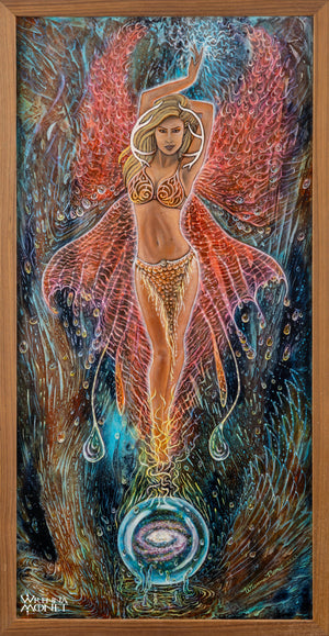 Metamorphosis Butterfly Rising Original Painting