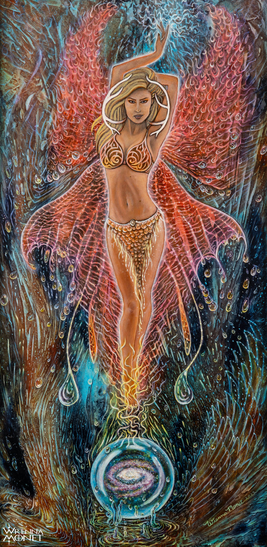 Metamorphosis Butterfly Rising Original Painting