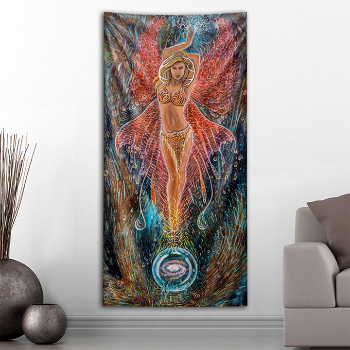 Metamorphosis Butterfly Rising Tapestry