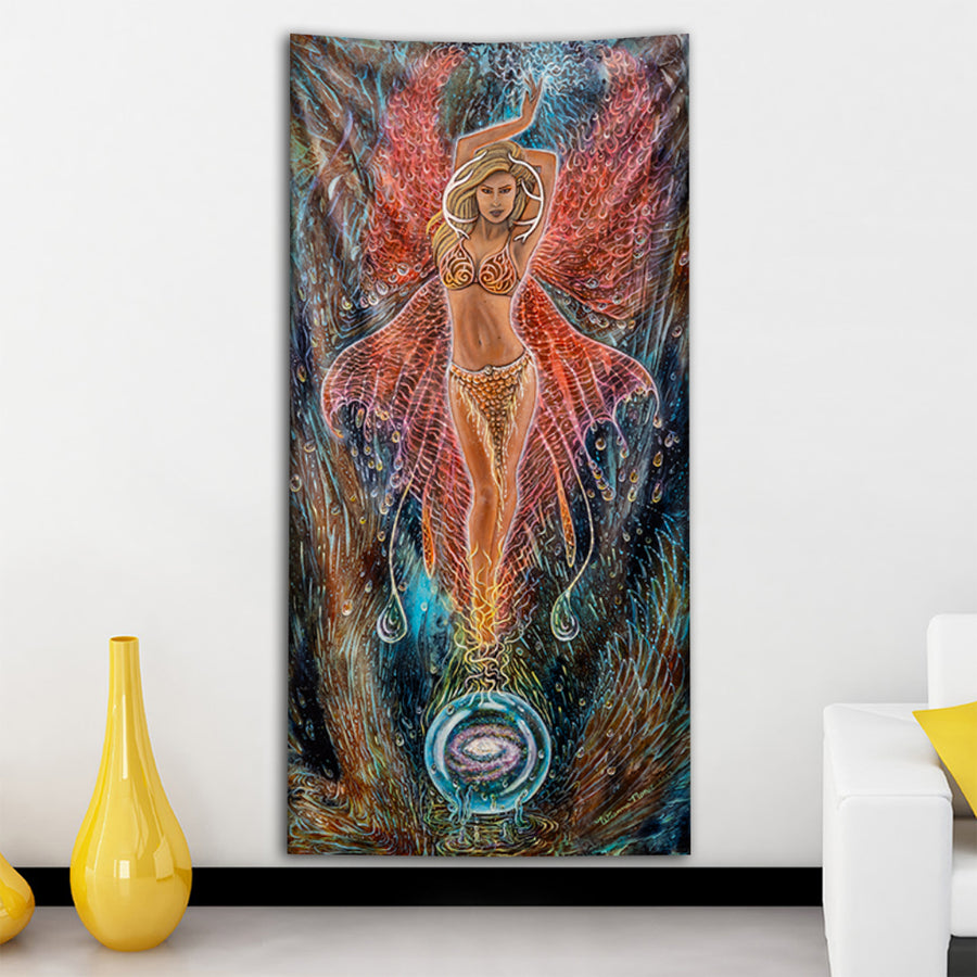 Metamorphosis Butterfly Rising Tapestry