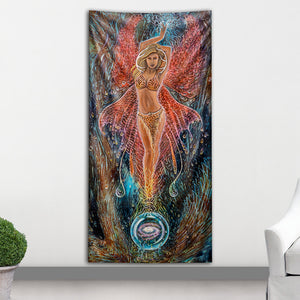 Metamorphosis Butterfly Rising Tapestry