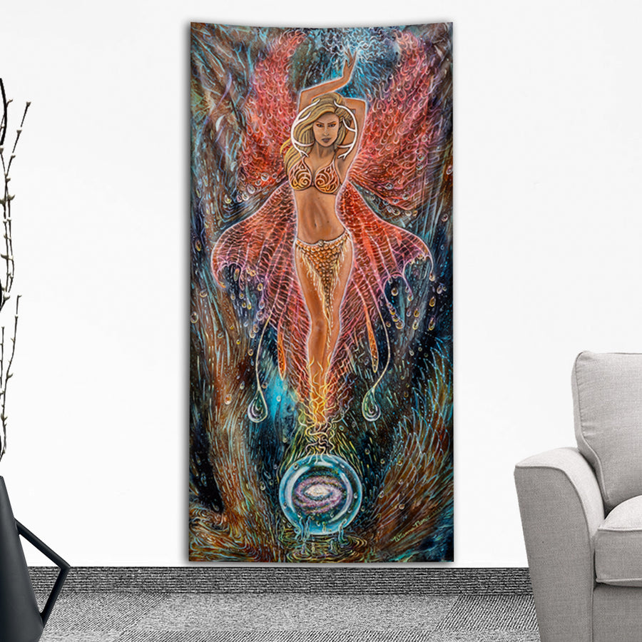 Metamorphosis Butterfly Rising Tapestry