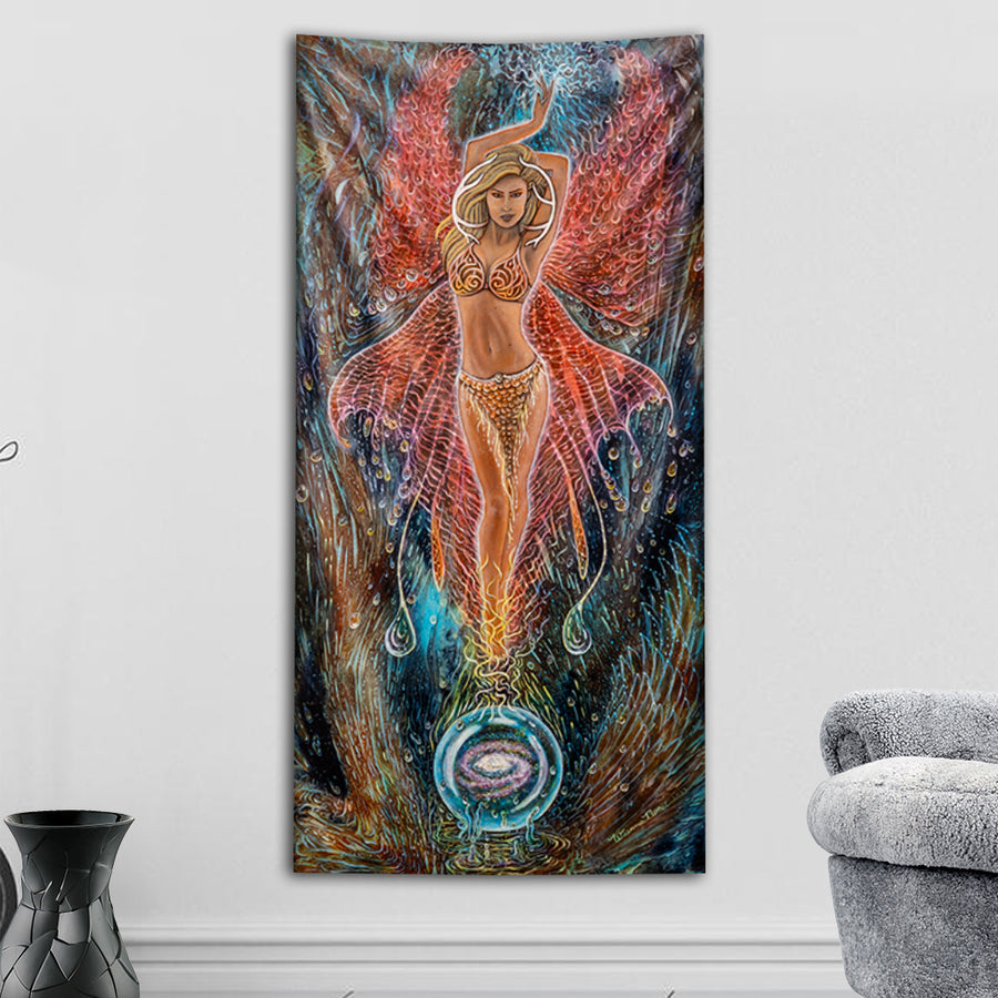 Metamorphosis Butterfly Rising Tapestry