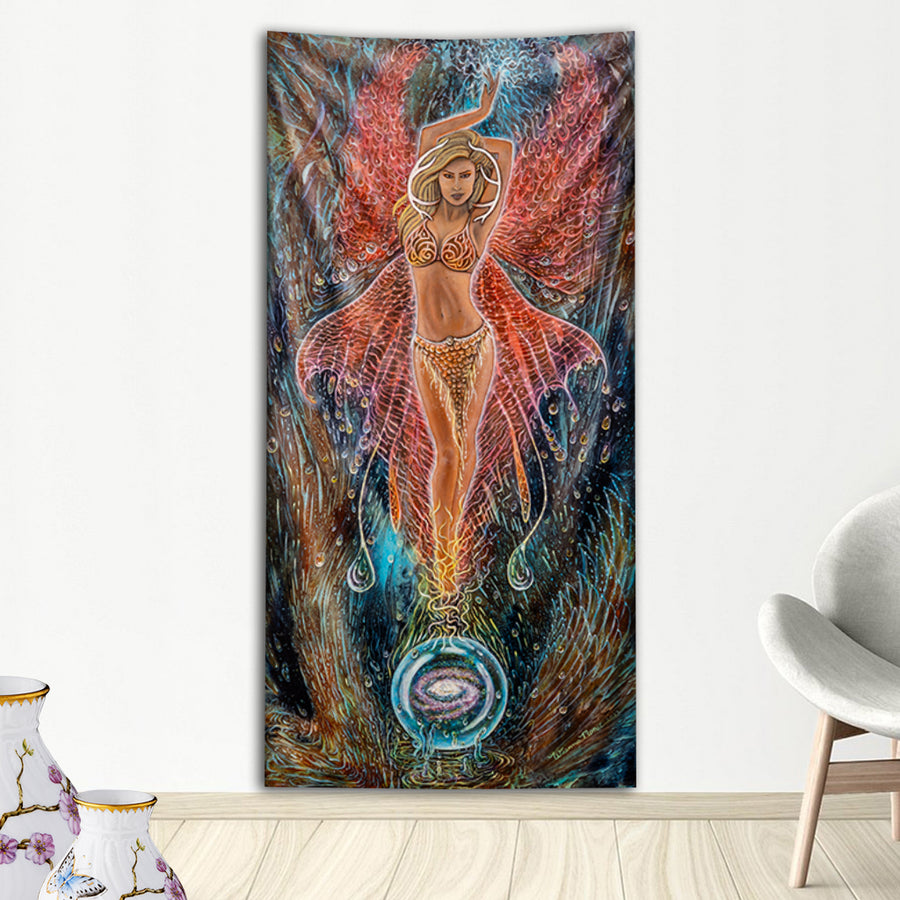 Metamorphosis Butterfly Rising Tapestry