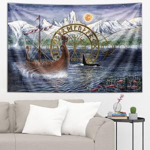 The Last Moonlight Run Tapestry