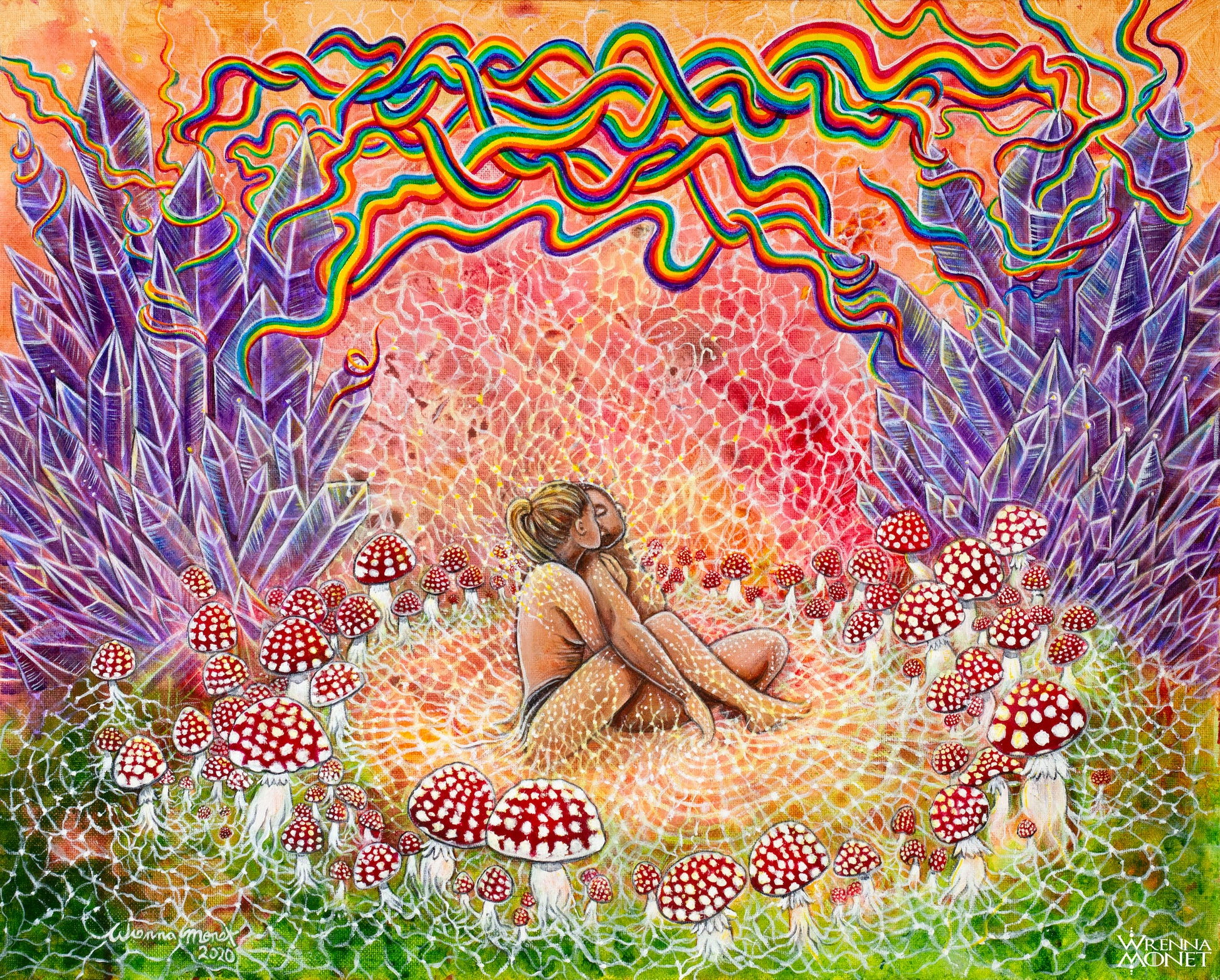 Mycelium Connection Art Prints