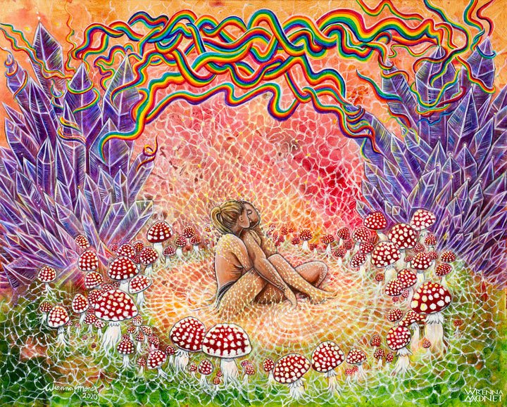 Mycelium Connection Art Prints