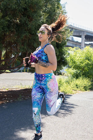 Mystical AF Pattern Padded Sports Bra