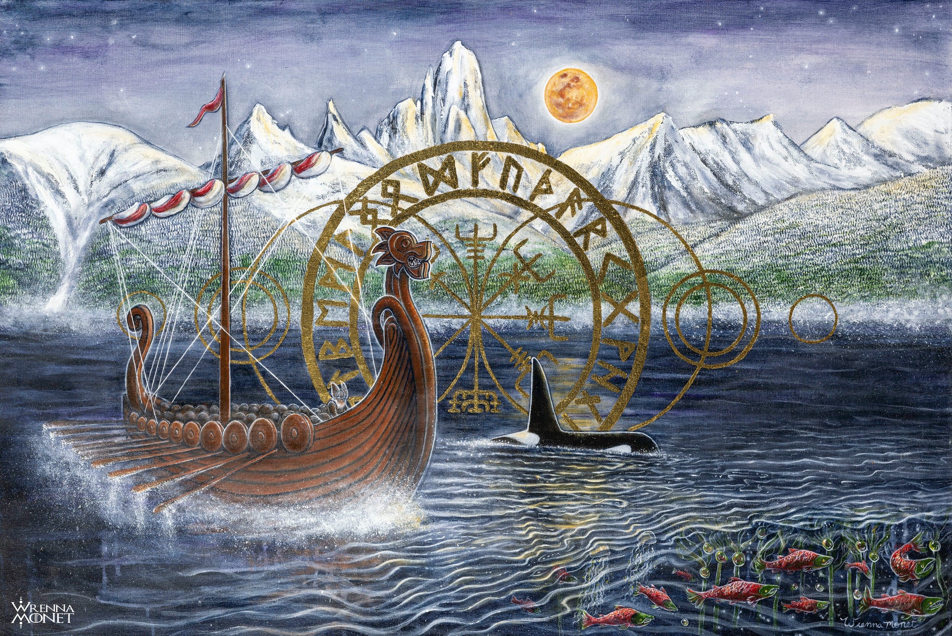 The Last Moonlight Run Art Prints
