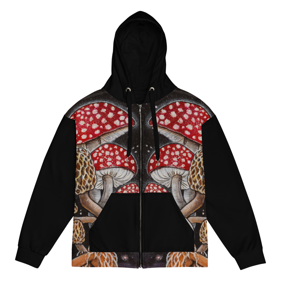 Mush Love Unisex zip hoodie