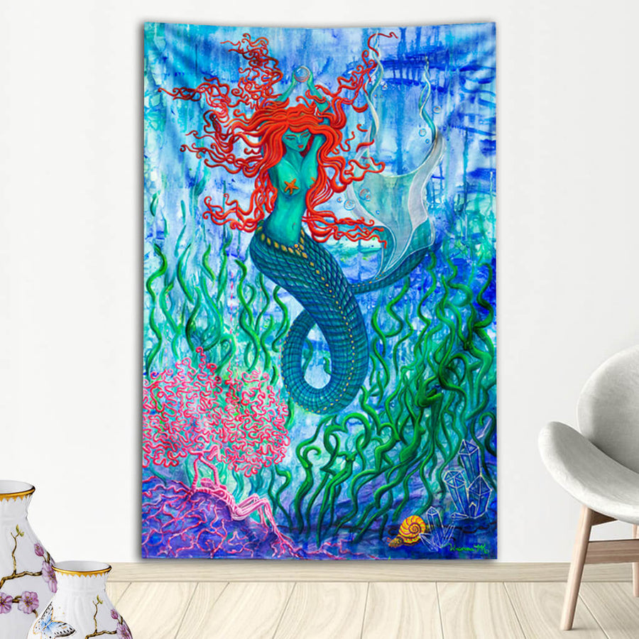 Mermaid Tapestry