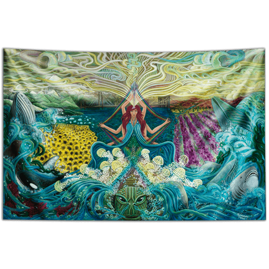 Rising Goddess Tapestry
