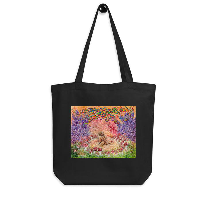 Mycelium Connection Small Organic Tote Bag