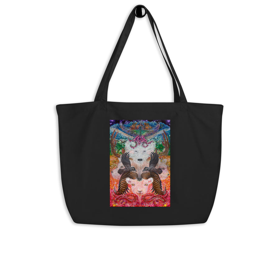 The Spirits of the Fires Large Organic Tote Bag